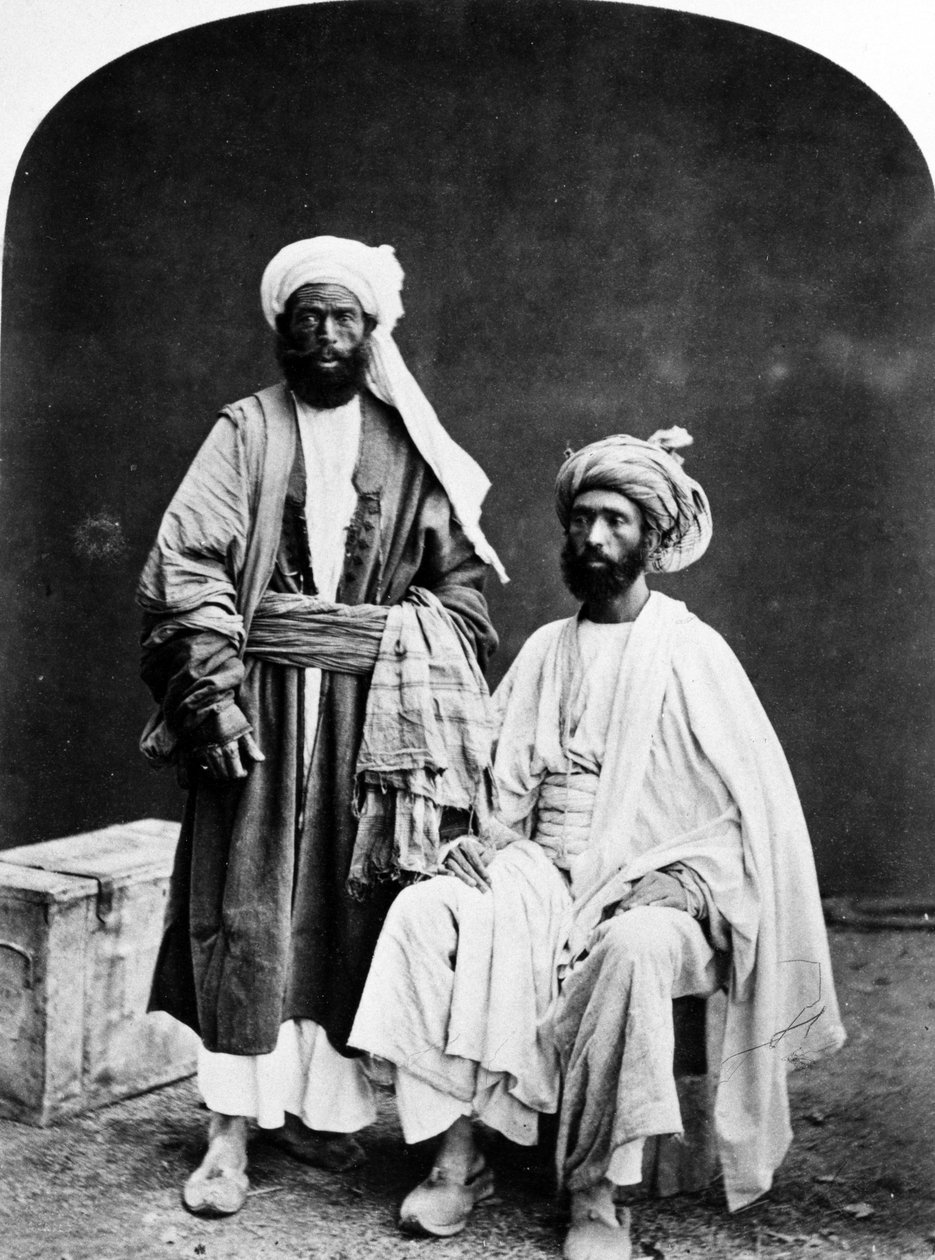 Commerçants afghans, vers 1860s-70s - British Photographer