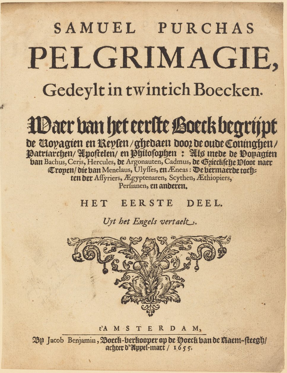 Page de Titre - British 17th Century