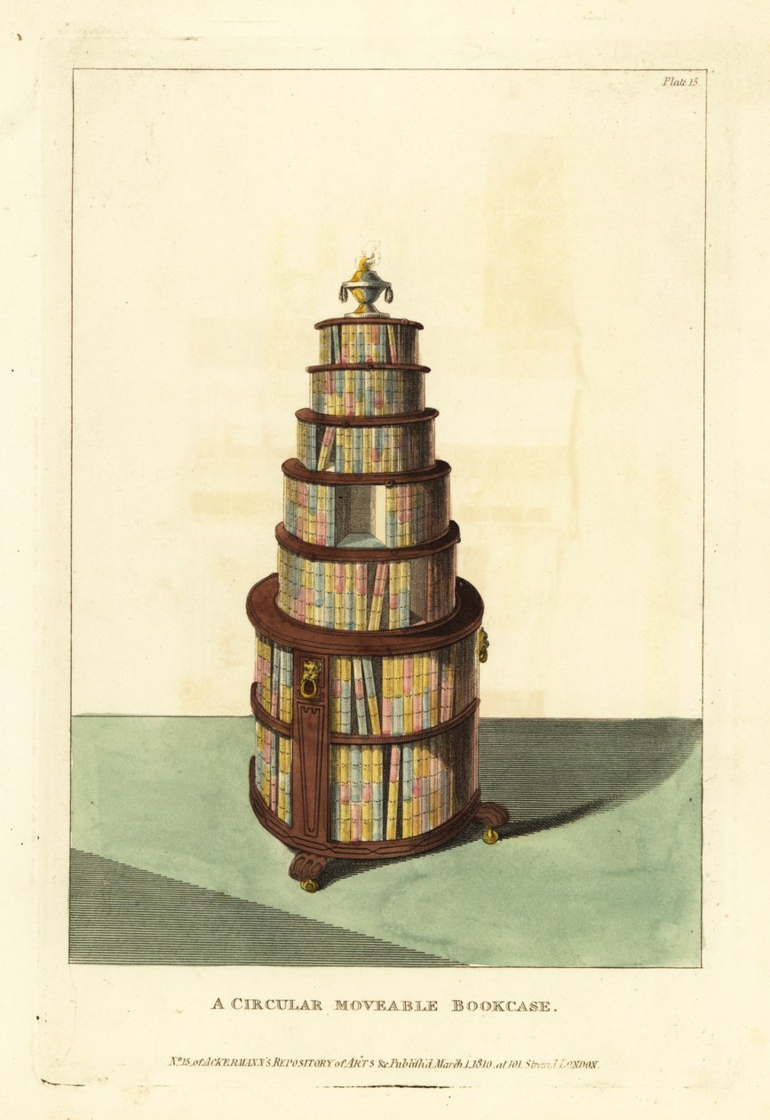 Bibliothèque circulaire mobile - British School