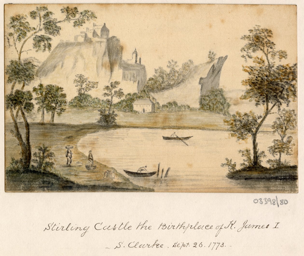 Une série de croquis, vues en Grande-Bretagne, sur le Continent et en Amérique 1772-1778 - British School