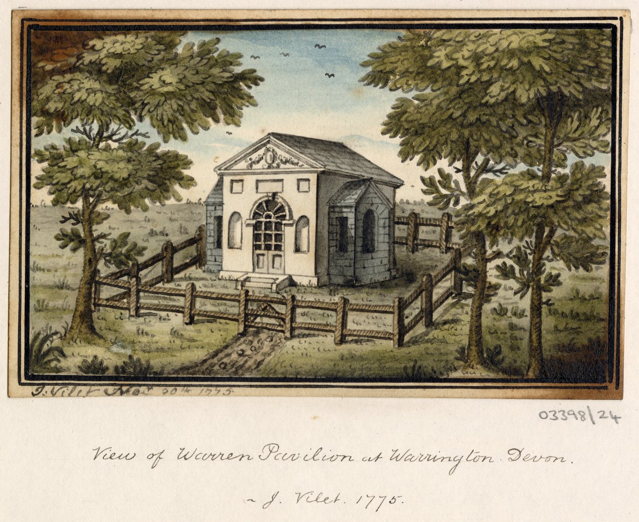 Une série de croquis, vues en Grande-Bretagne, sur le Continent et en Amérique 1772-1778 - British School