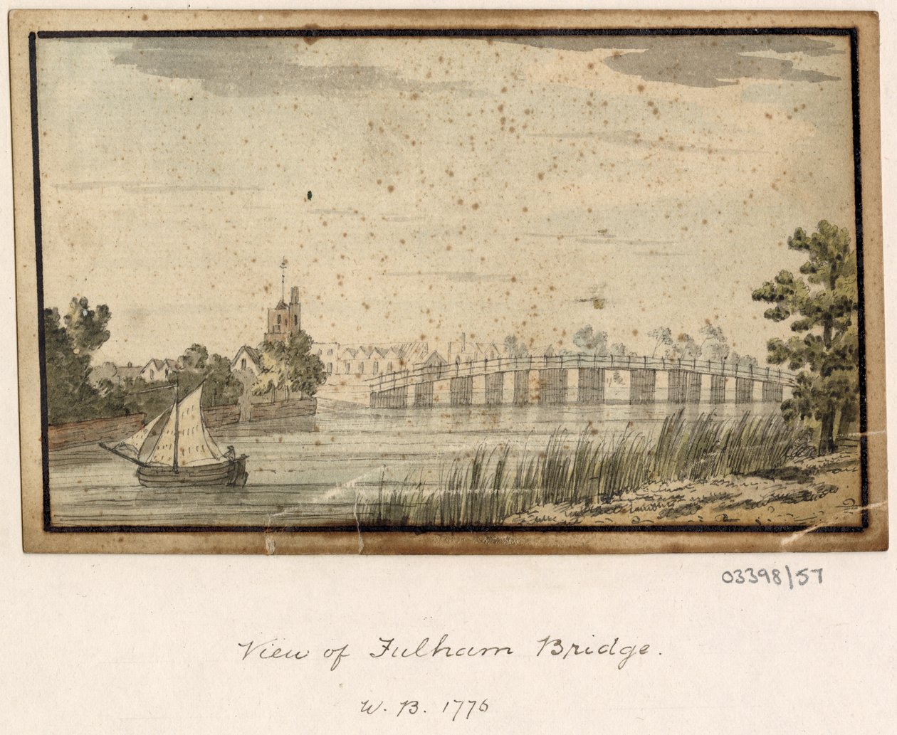 Une série de croquis, vues en Grande-Bretagne, sur le Continent et en Amérique 1772-1778 - British School
