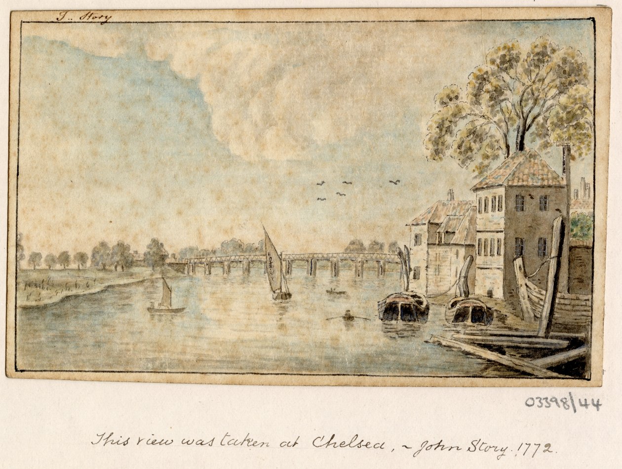 Une série de croquis, vues en Grande-Bretagne, sur le continent et en Amérique 1772-1778 - British School