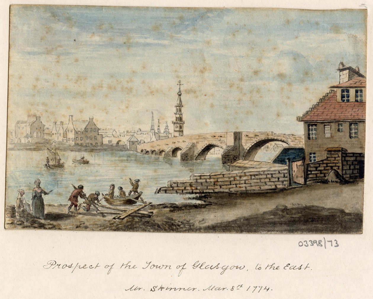 Une série de croquis, vues en Grande-Bretagne, sur le Continent et en Amérique 1772-1778 - British School