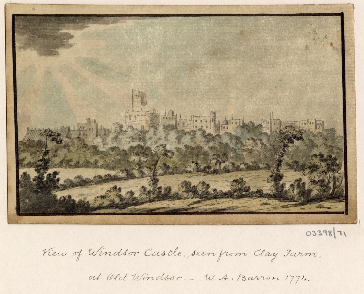 Une série de croquis, vues en Grande-Bretagne, sur le Continent et en Amérique 1772-1778 - British School