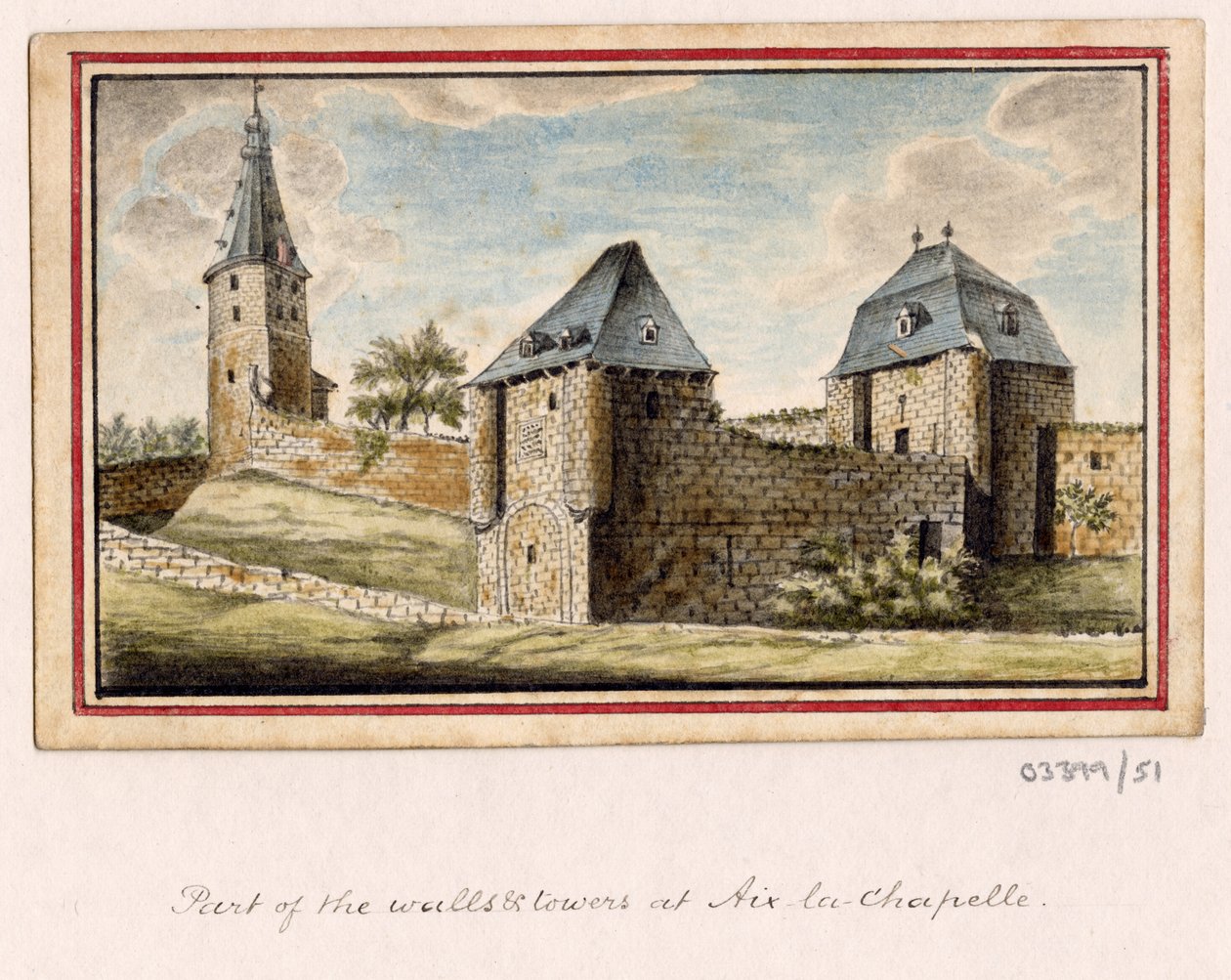 Une série de croquis, vues en Grande-Bretagne, sur le Continent et en Amérique 1772-1778 - British School