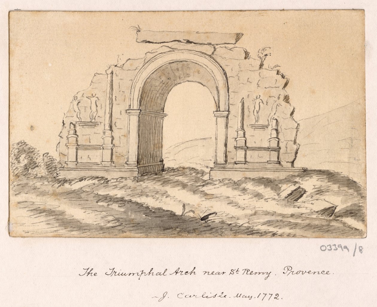 Une série de croquis, vues en Grande-Bretagne, sur le Continent et en Amérique 1772-1778 - British School