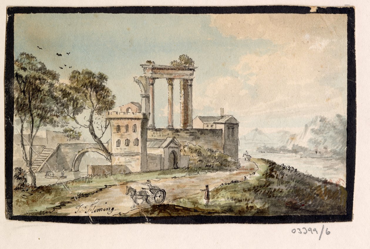 Une série de croquis, vues en Grande-Bretagne, sur le Continent et en Amérique 1772-1778 - British School