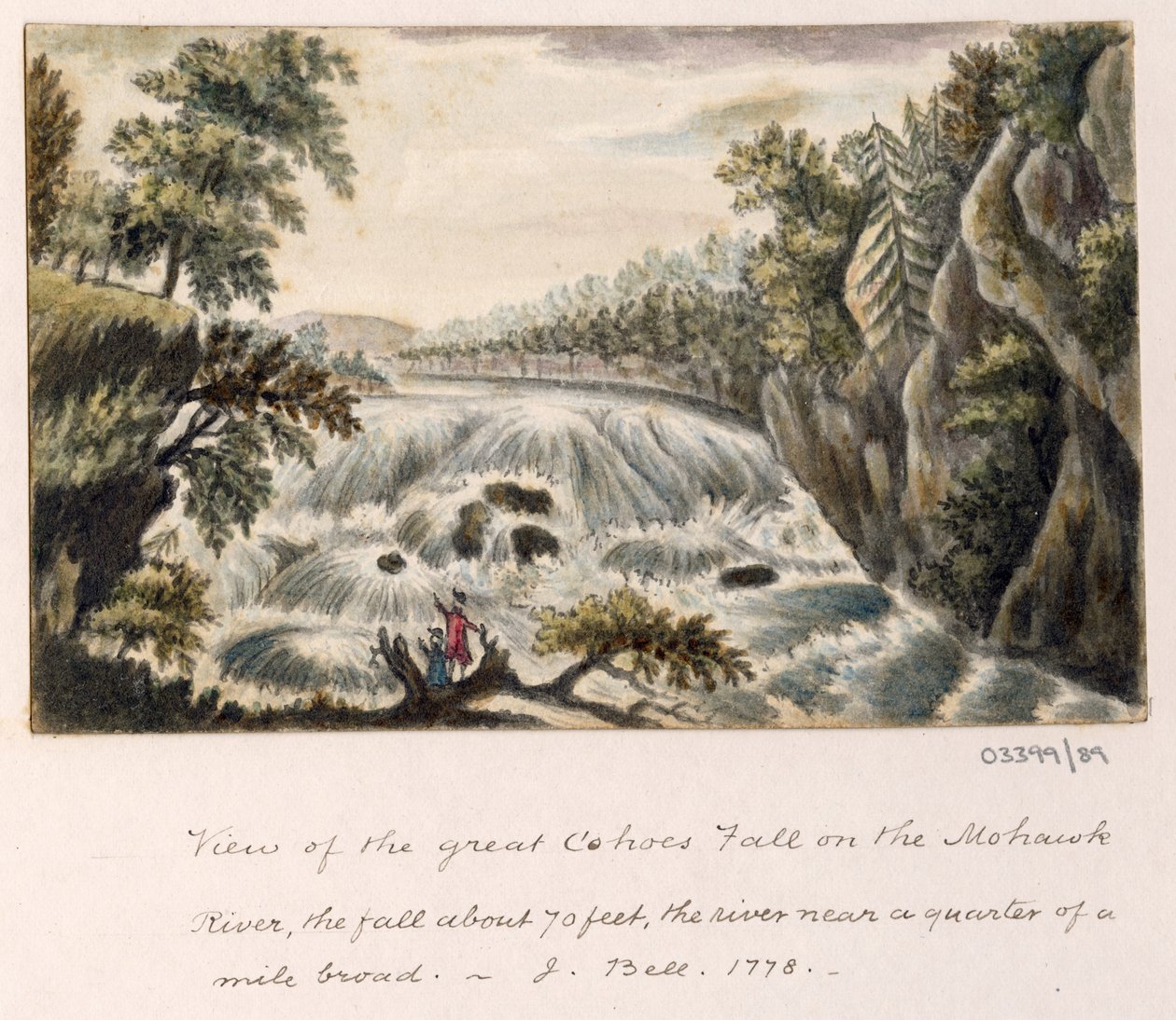 Une série de croquis, vues en Grande-Bretagne, sur le Continent et en Amérique 1772-1778 - British School