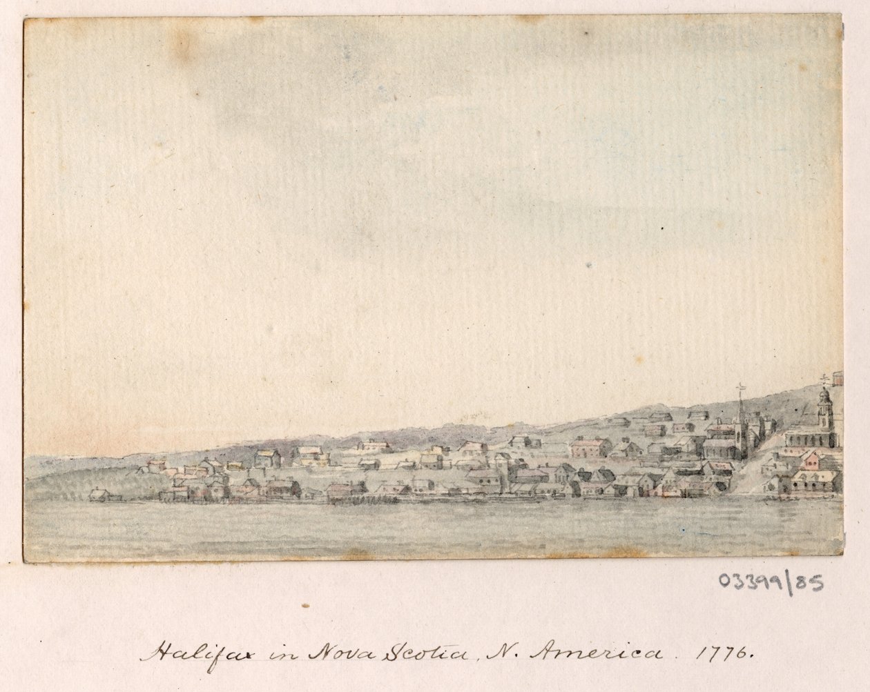 Une série de croquis, vues en Grande-Bretagne, sur le Continent et en Amérique 1772-1778 - British School