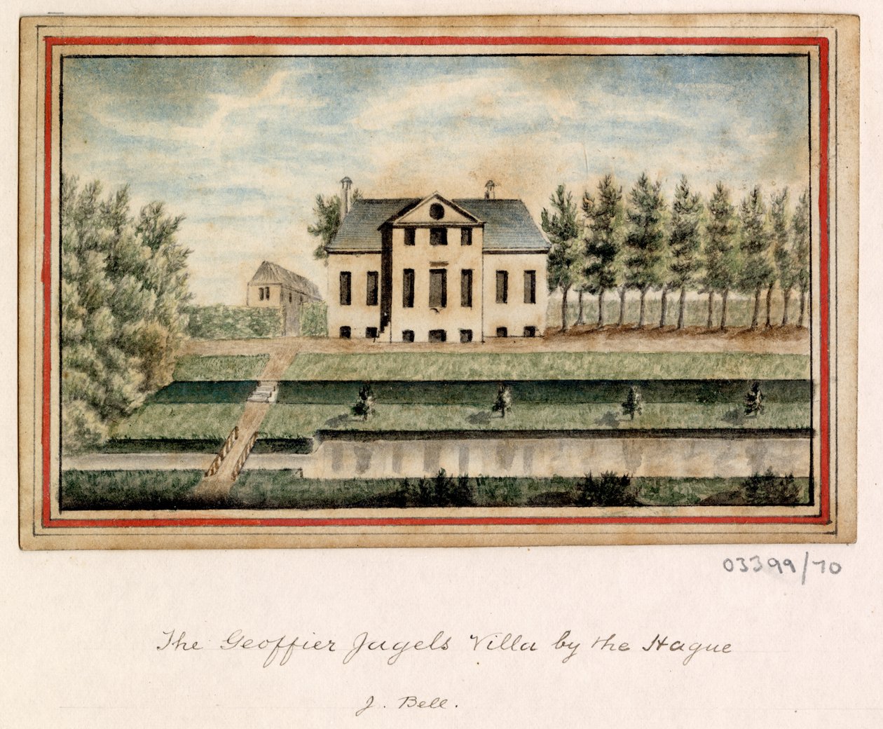Une série de croquis, vues en Grande-Bretagne, sur le continent et en Amérique 1772-1778 - British School