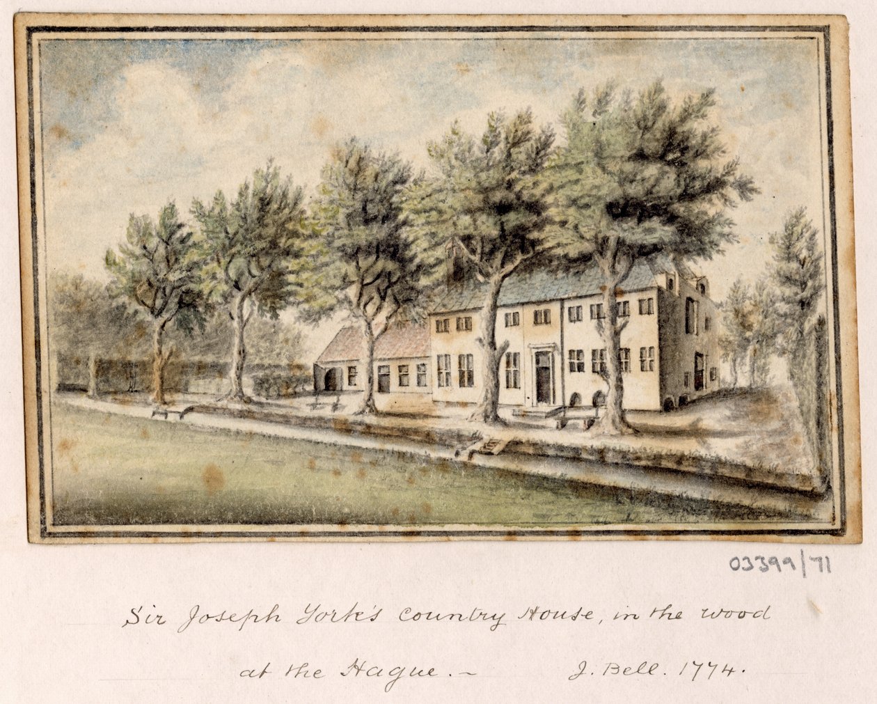 Une série de croquis, vues en Grande-Bretagne, sur le continent et en Amérique 1772-1778 - British School