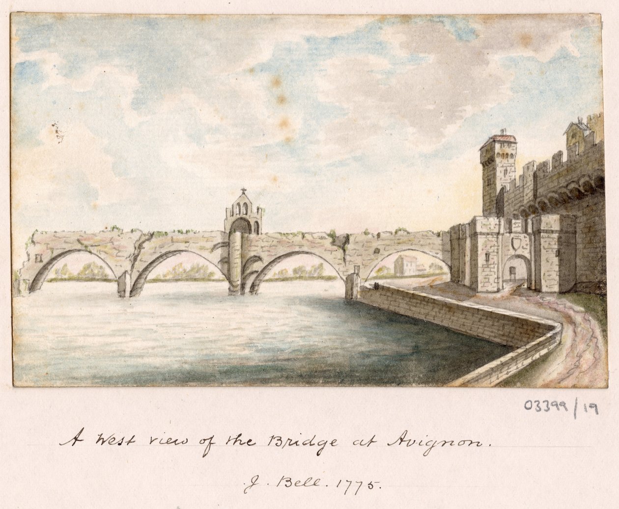 Une série de croquis, vues en Grande-Bretagne, sur le Continent et en Amérique 1772-1778 - British School