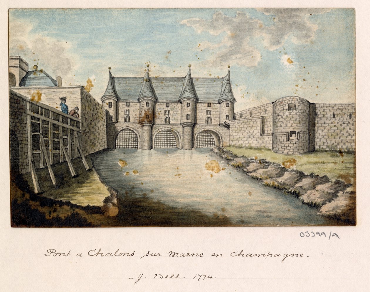 Une série de croquis, vues en Grande-Bretagne, sur le Continent et en Amérique 1772-1778 - British School