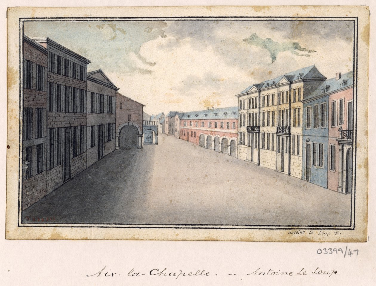 Une série de croquis, vues en Grande-Bretagne, sur le continent et en Amérique 1772-1778 - British School