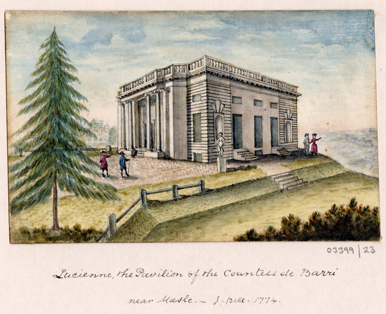 Une série de croquis, vues en Grande-Bretagne, sur le continent et en Amérique 1772-1778 - British School