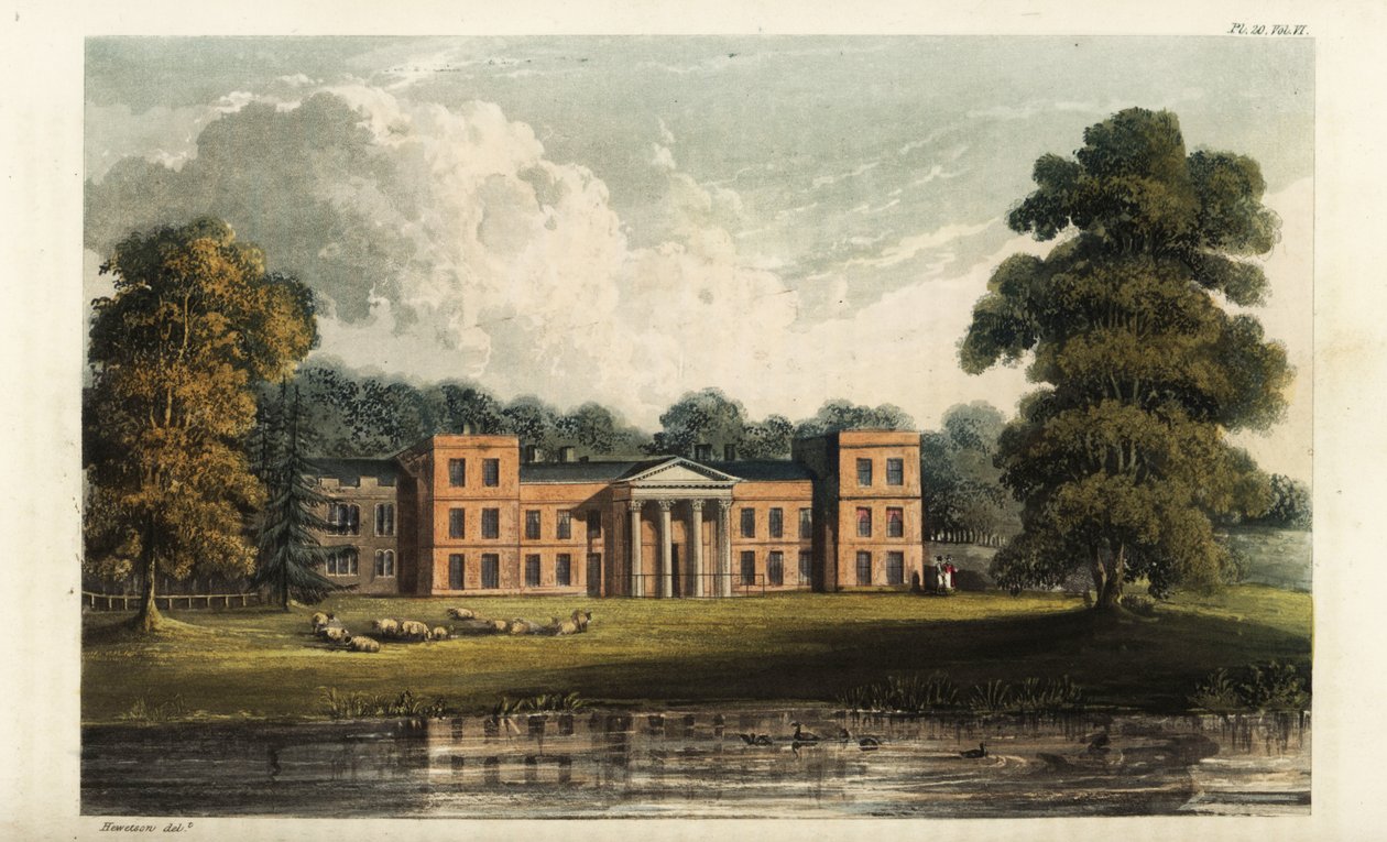 Clumber Park, Nottinghamshire, siège du duc de Newcastle - British School
