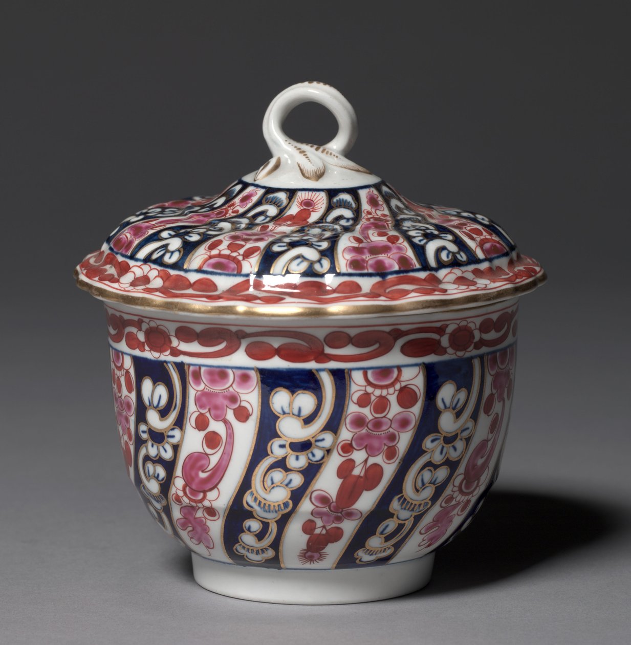 Bol couvert, manufacture Worcester Porcelain Factory, c.1770 - British School