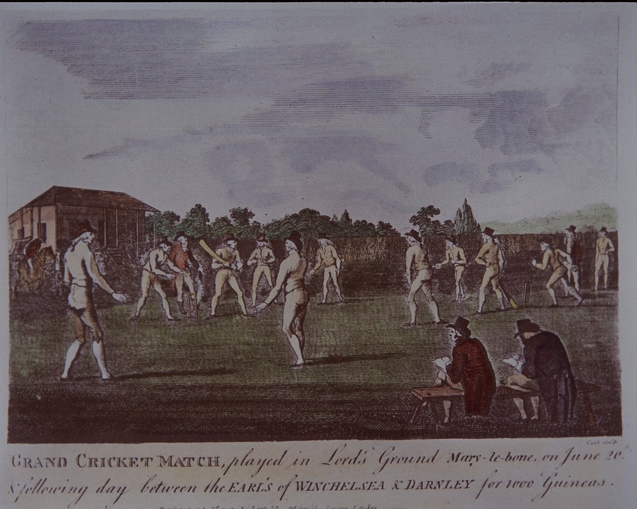 Match de cricket à Lord