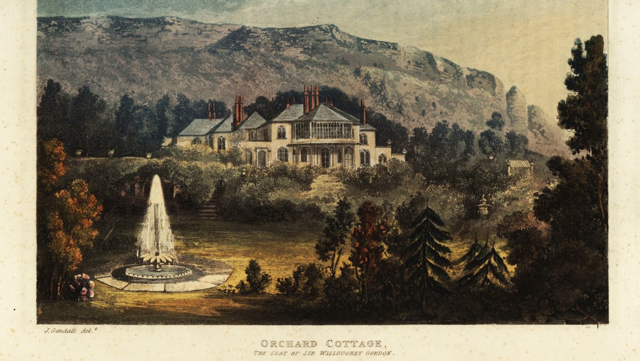 Cottage de verger, Île de Wight, résidence de Sir Willoughby Gordon - British School