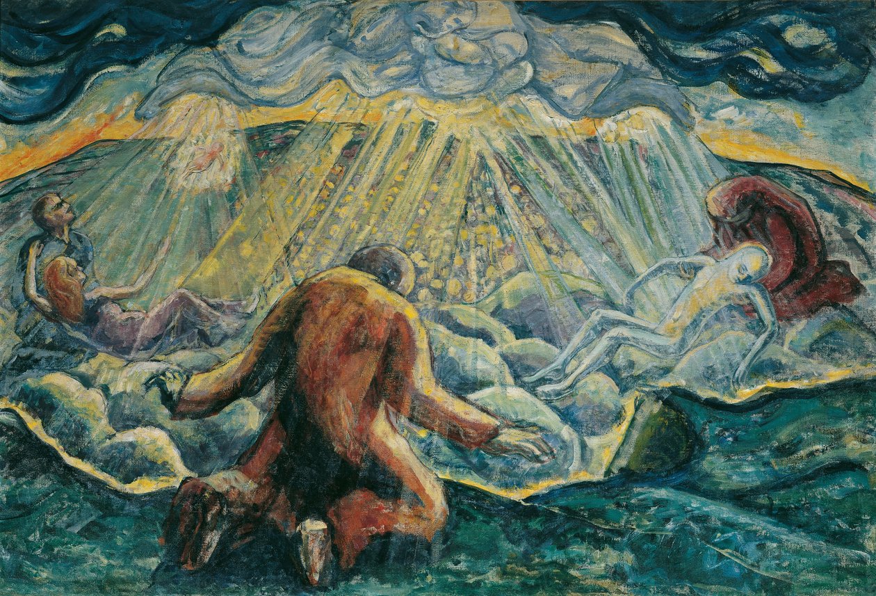 Devenir et disparaître, vers 1920 (huile sur toile) - Broncia Koller-Pinell