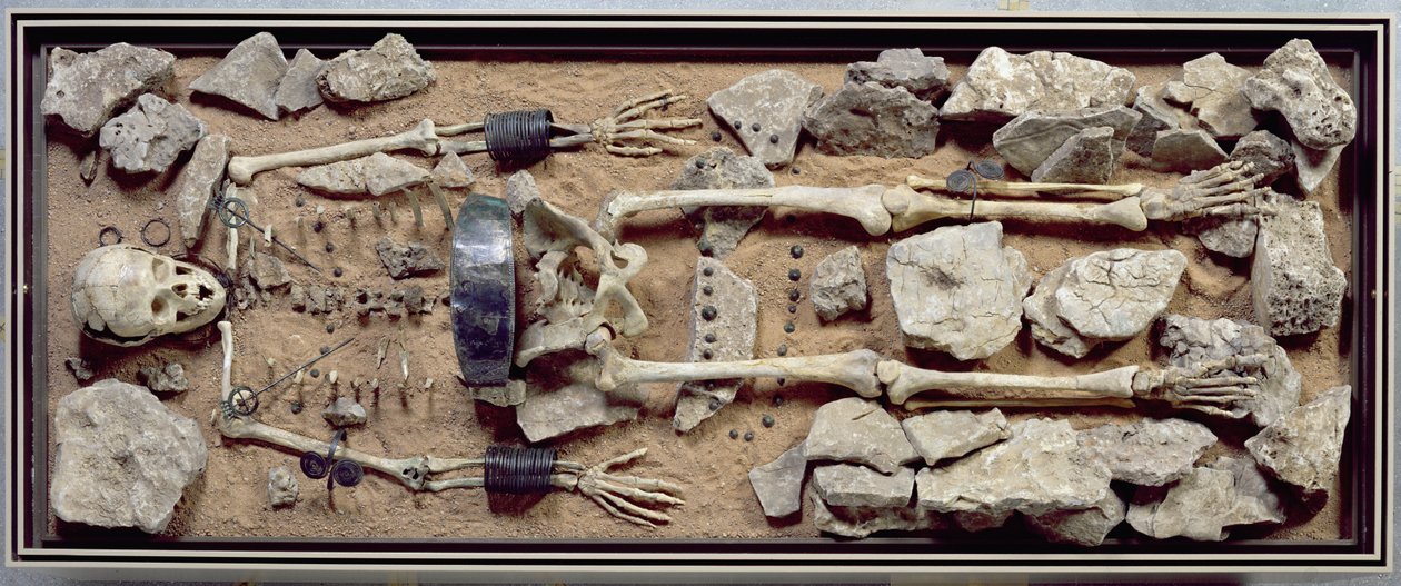 Tombe féminine richement dotée de Molzbach bei Huenfeld - Bronze Age