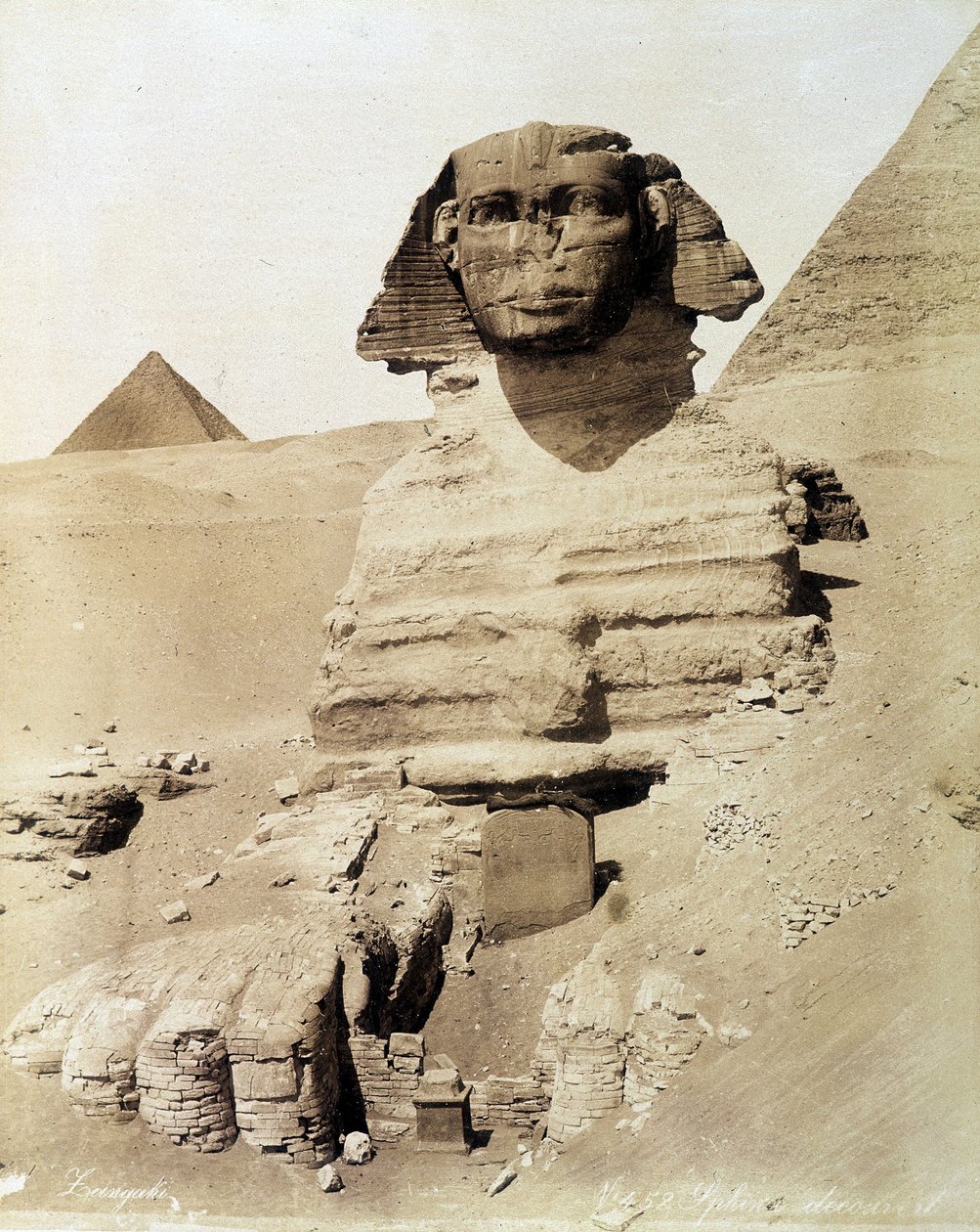 Le Sphinx - photographie des frères Zangaki, fin du 19e siècle - Brothers Zangaki