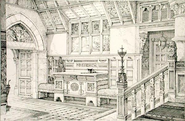 Hall, tiré de 