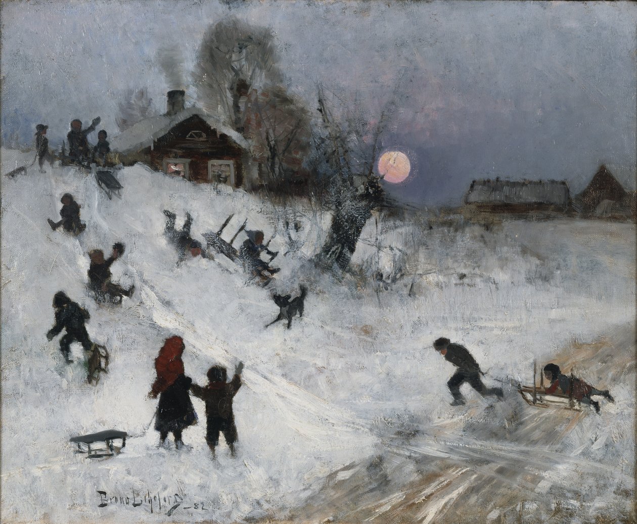Luge, 1882 - Bruno Andreas Liljefors