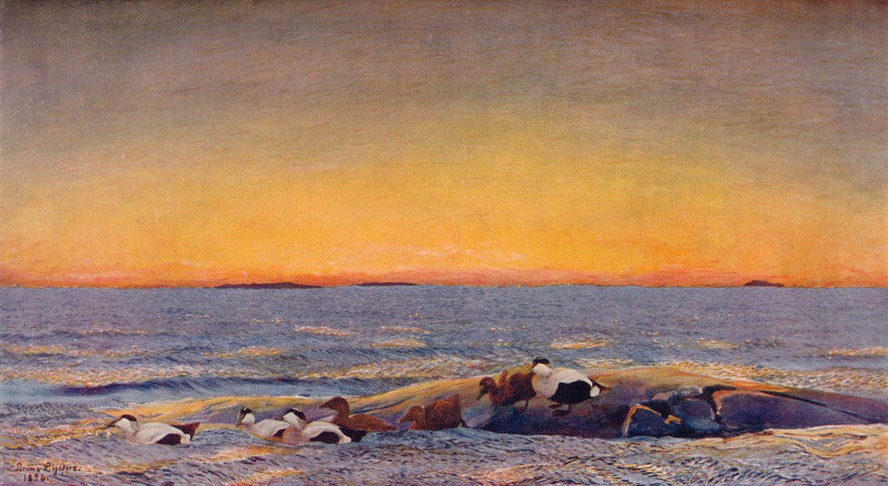 Lever de soleil, 1896 - Bruno Andreas Liljefors