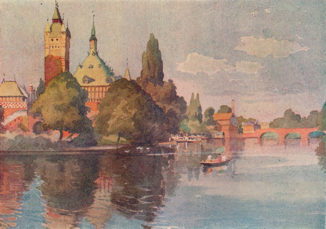 Le Théâtre Mémorial Shakespeare, Stratford On Avon, vers 1905 - Buddig Anwylini Pughe