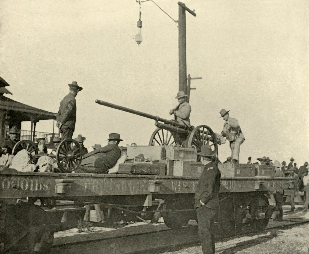 Sergent Borrowe et le canon à dynamite, Guerre hispano-américaine, juin 1898 - Burr McIntosh