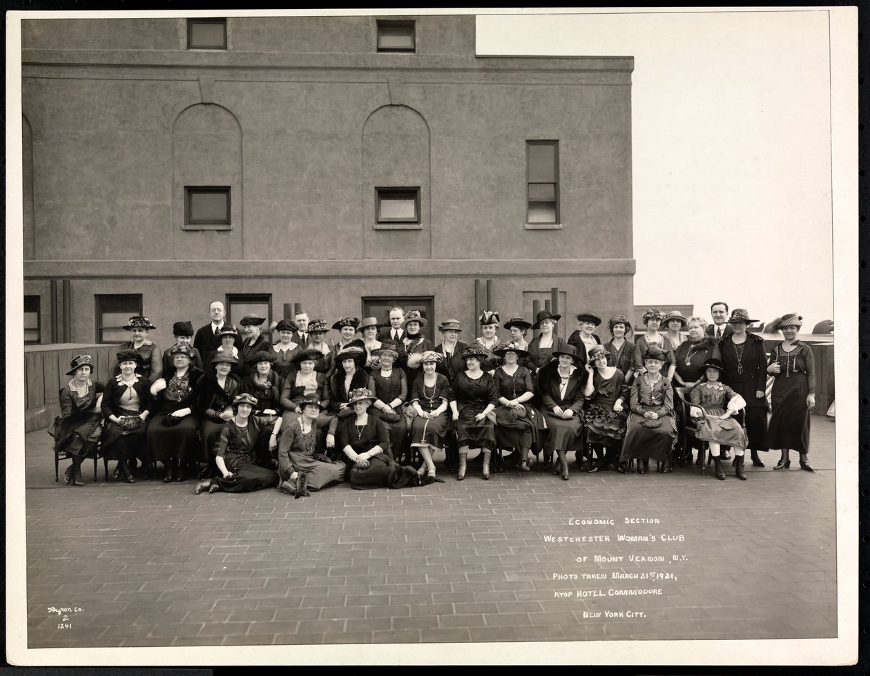 La Section Économique du Club des Femmes de Westchester de Mount Vernon, N.Y., à l