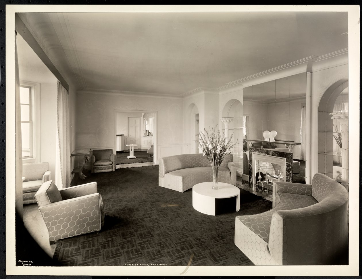 Le salon du penthouse à l