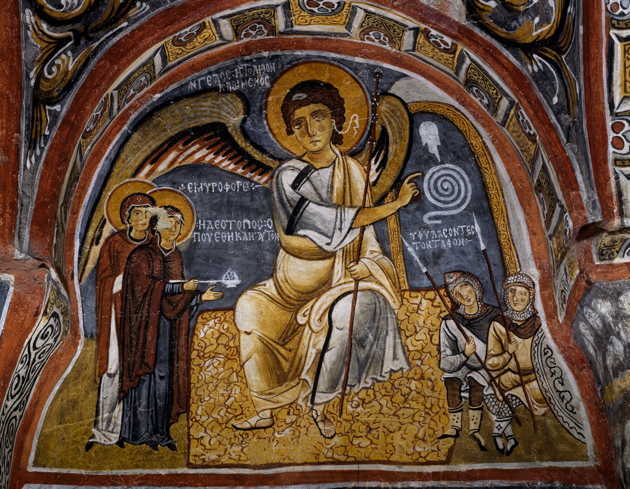Saintes femmes au tombeau et apparition de l