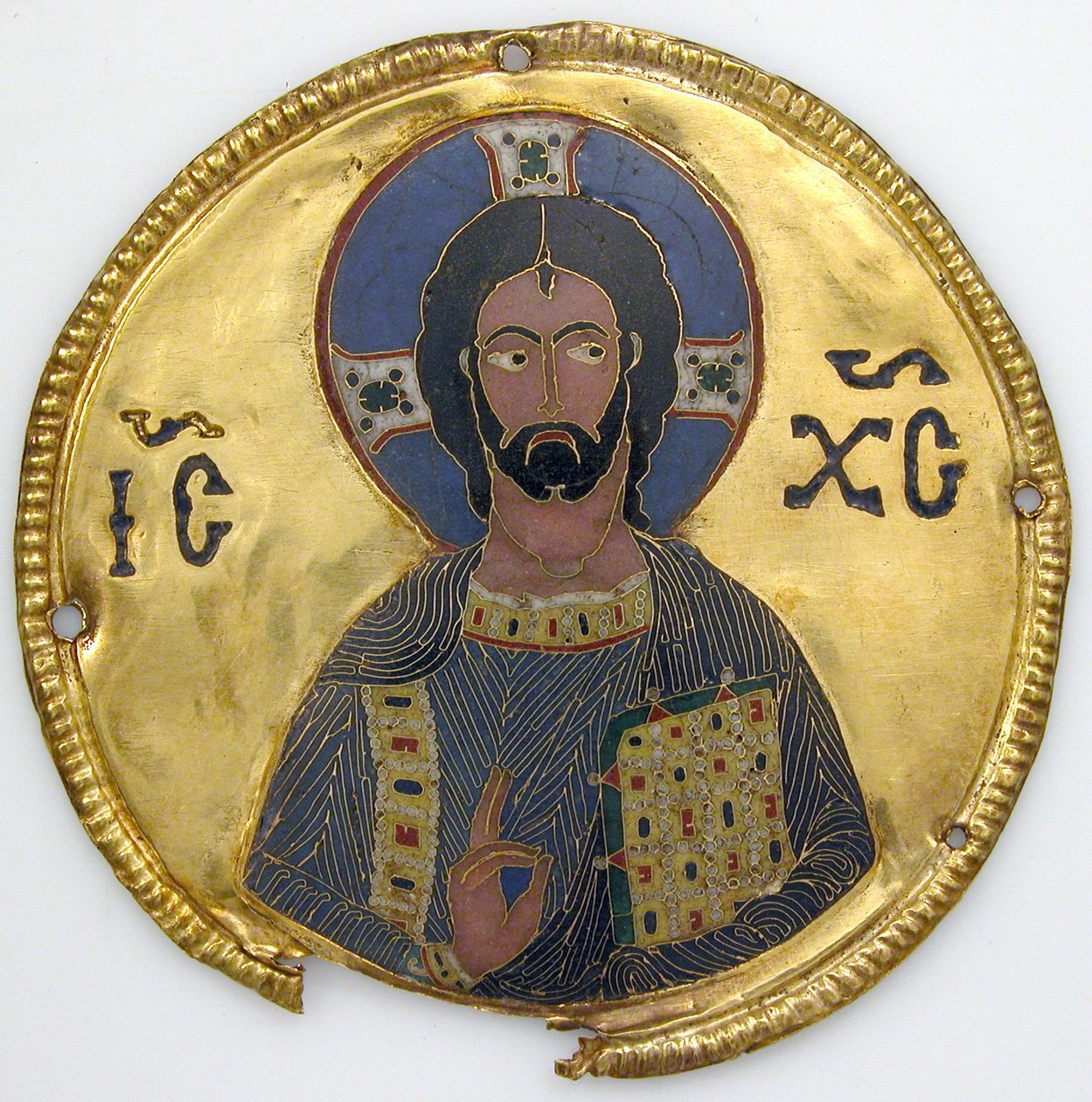 Médaillon avec le Christ d