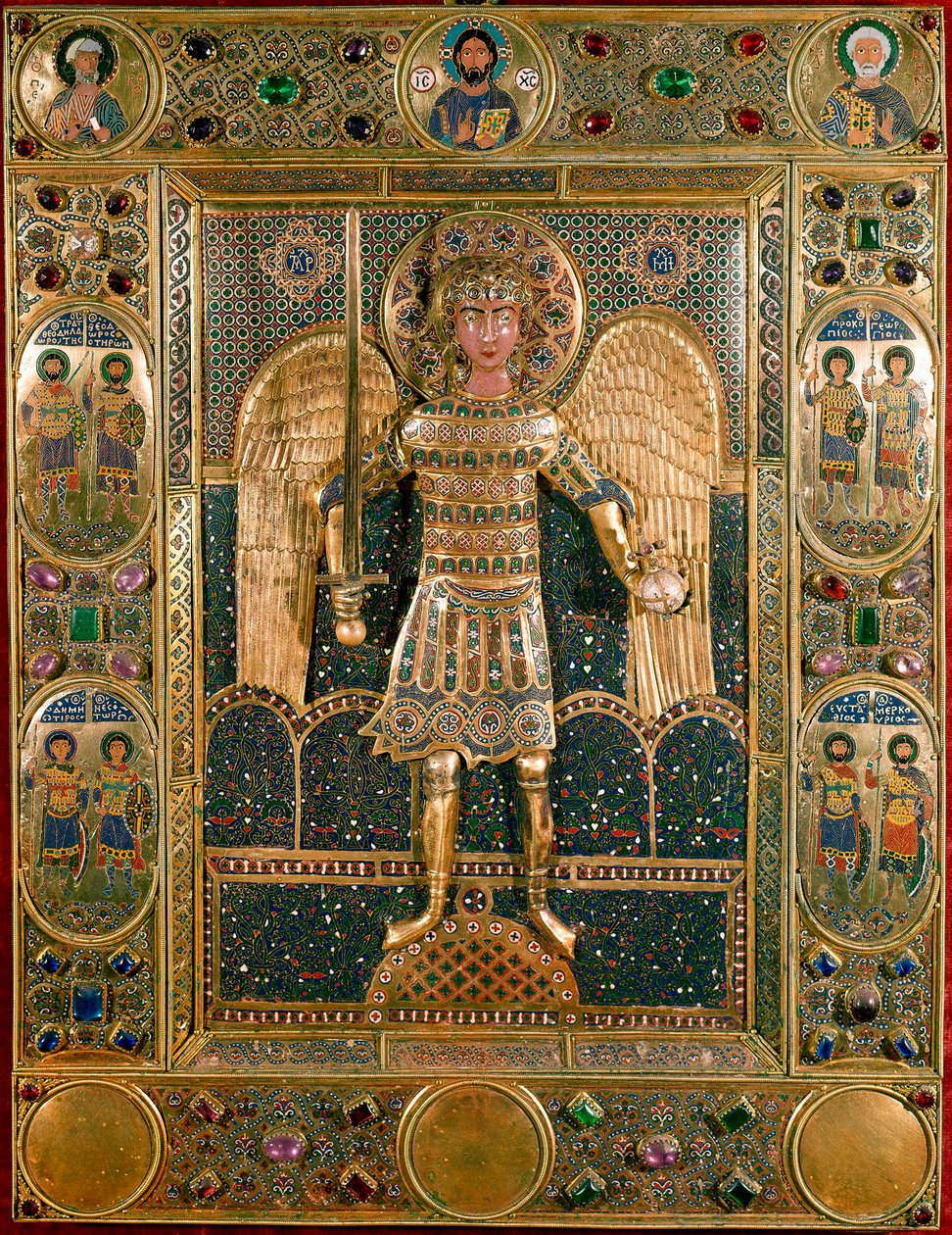 Art byzantin : Reliure de Missel décorée de la Représentation de l