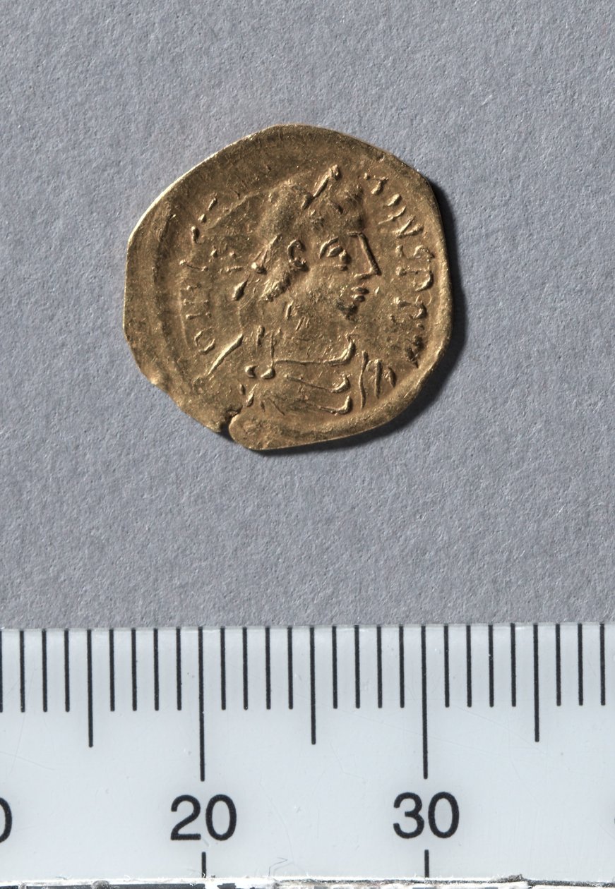 Demi-tremissis de Justinien I, Constantinople, 527-565 - Byzantine School