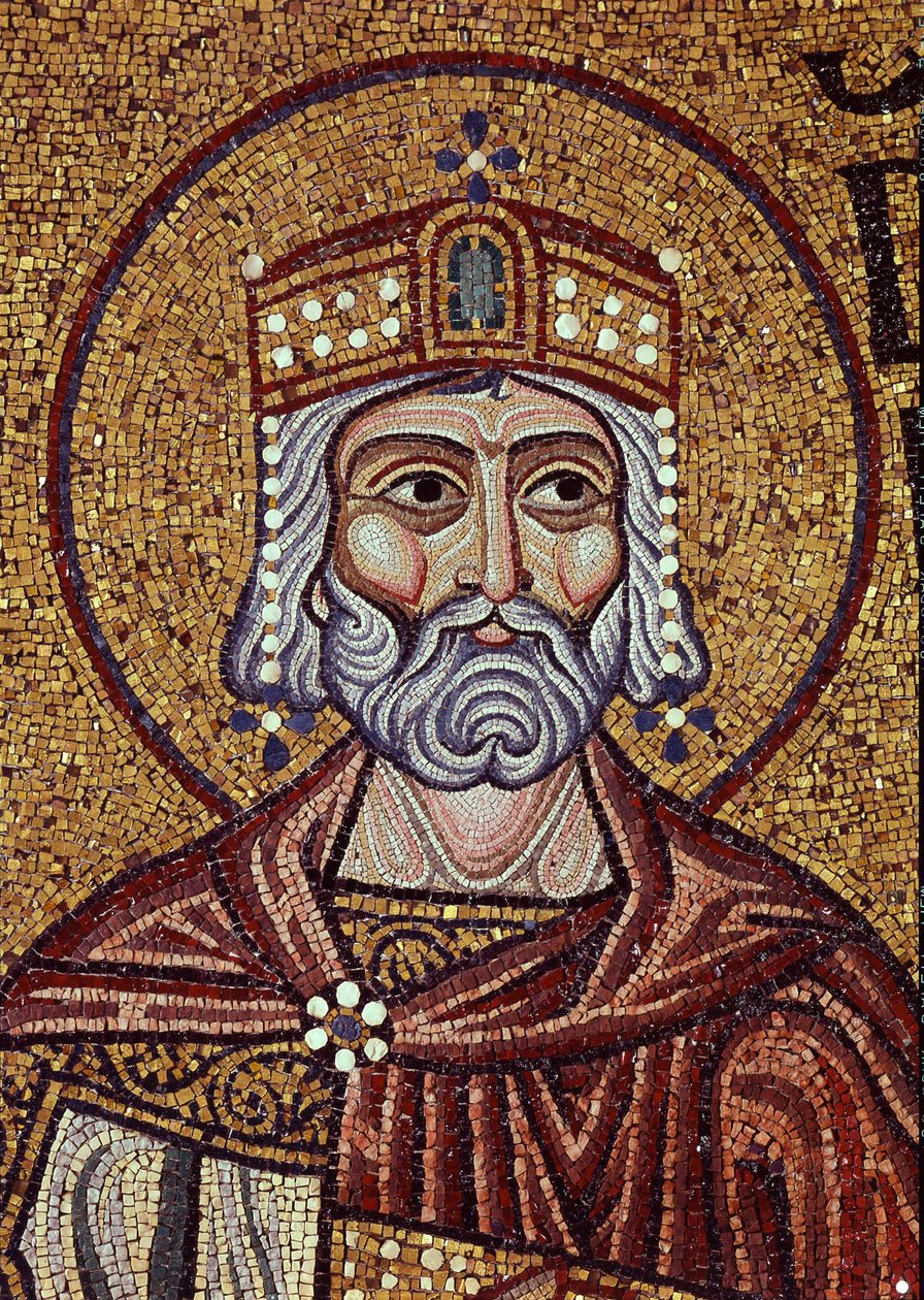 Le roi David - Byzantine School