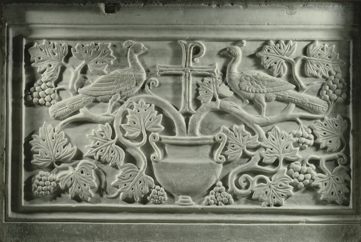 Paons et vignes - Byzantine School