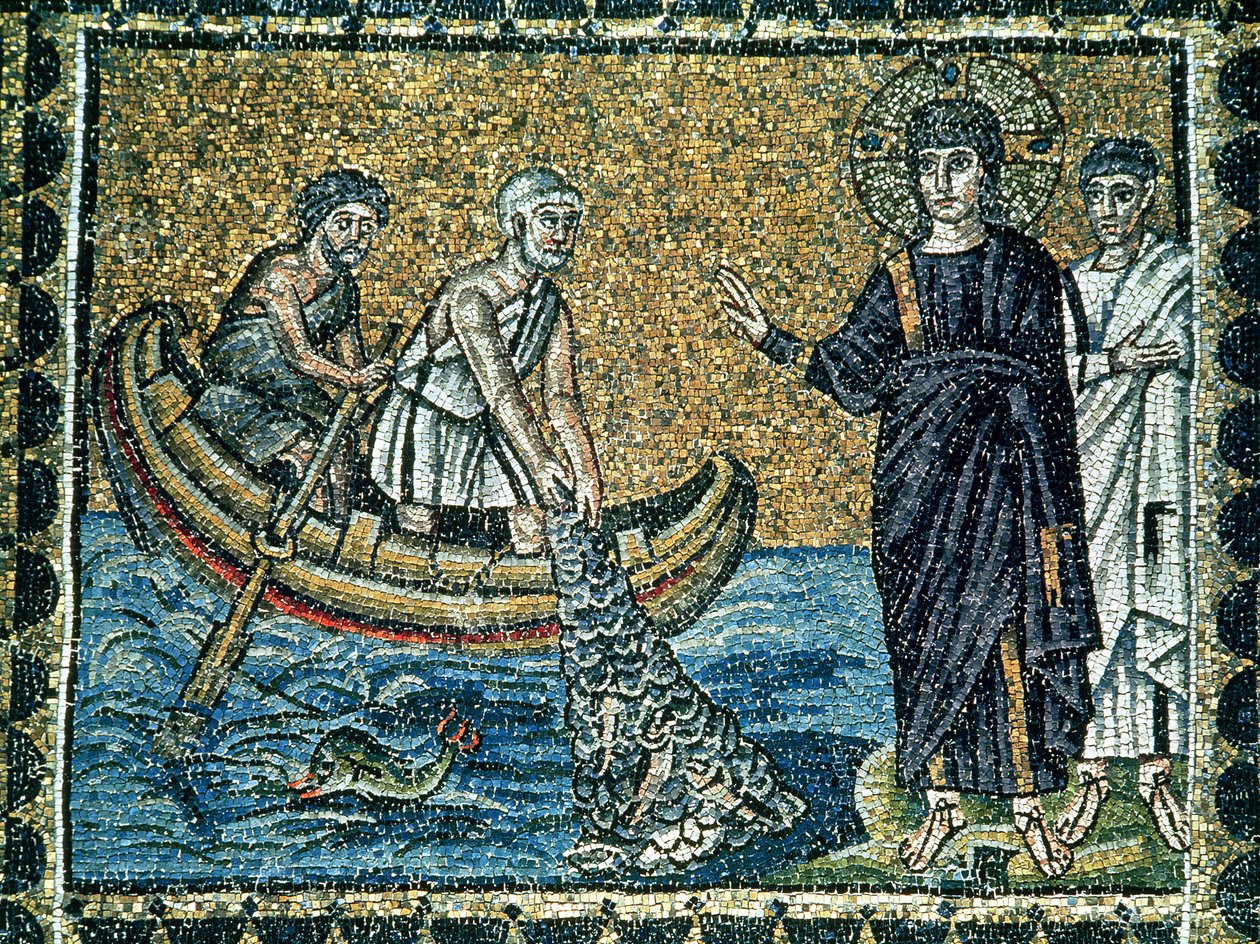 Saint André et Saint Pierre répondant à l