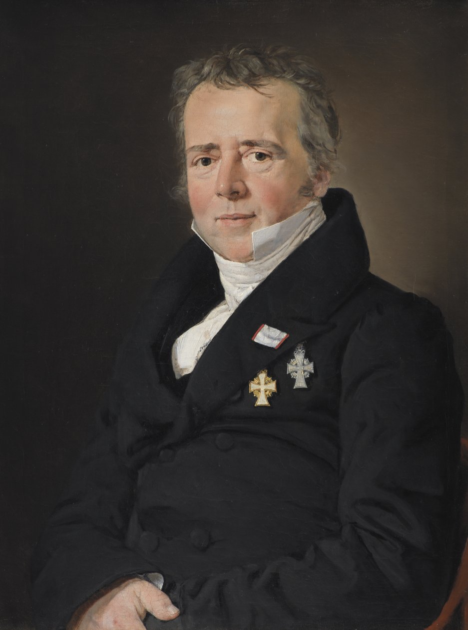 Portrait du scientifique Hans Christian Ørsted - C.A. Jensen