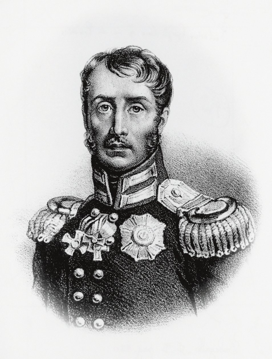 Portrait de Frédéric-Guillaume III (1770-1840), roi de Prusse à partir de 1797, gravure - J.B. and Brown J. Rowbotham