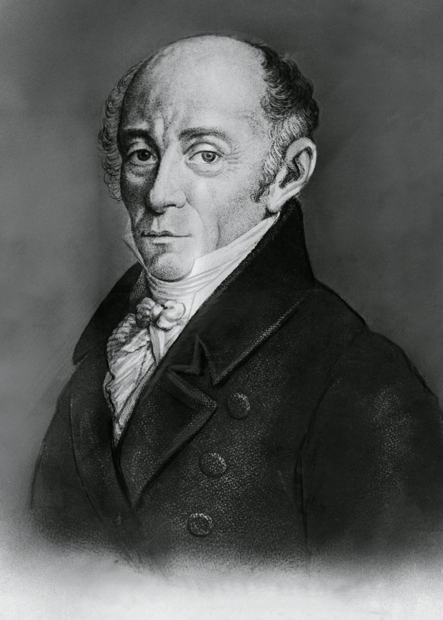 Portrait de Muzio Clementi (1752-1832), compositeur et pianiste italien, gravure - J.B. and Brown J. Rowbotham