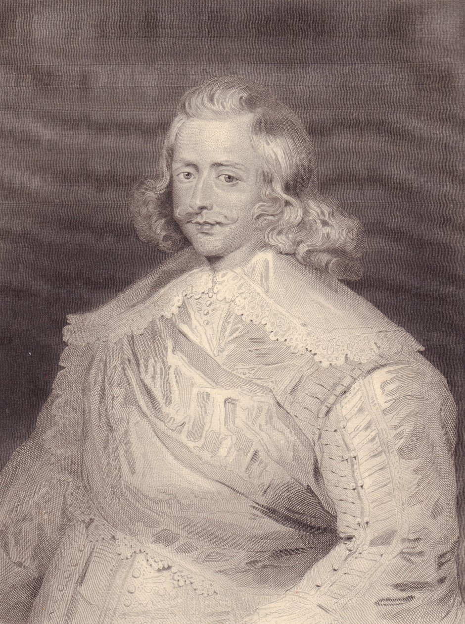 Portrait du cardinal et général espagnol Ferdinand de Habsbourg (1609-1641), gravure - J.B. and Brown J. Rowbotham