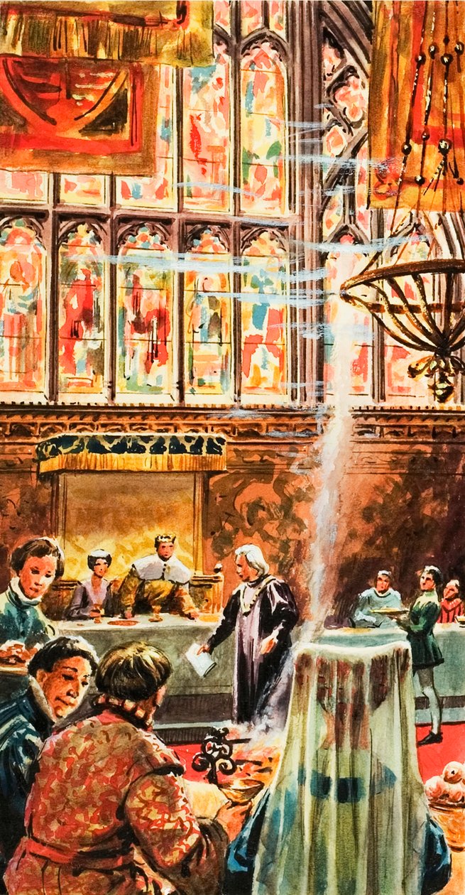 Le maire Whittington jette au feu la dette du roi - C.L. Doughty