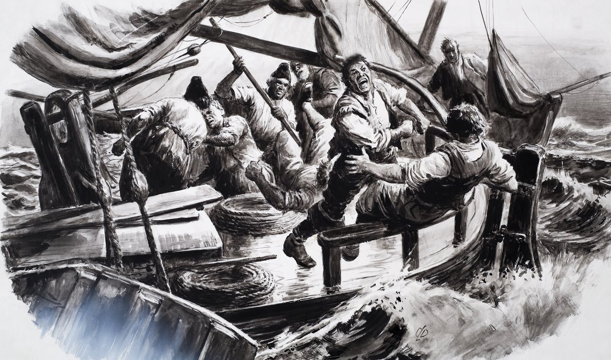Les pêcheurs qui se battent - C.L. Doughty