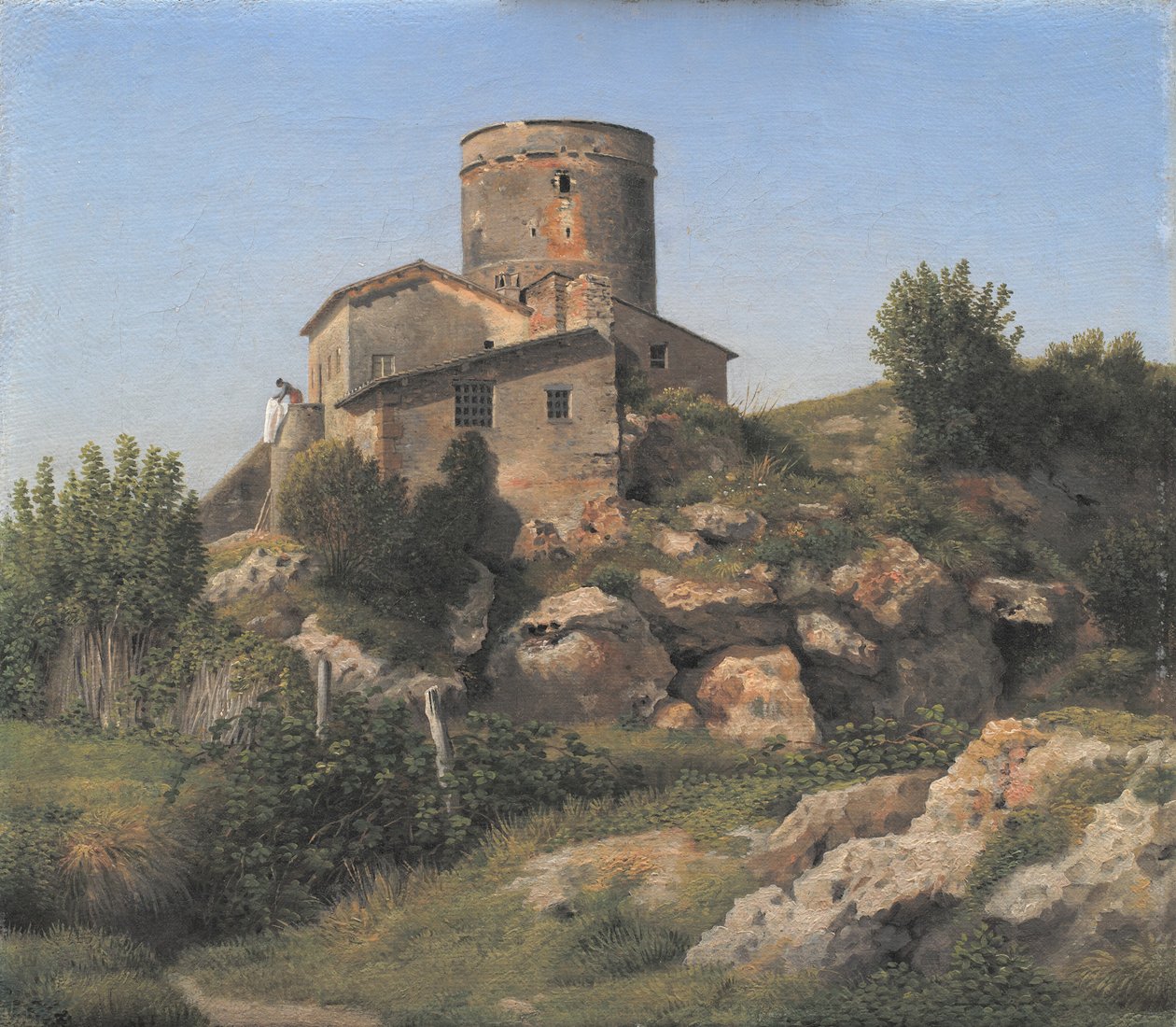 Un bâtiment près de Tor di Quinto à l