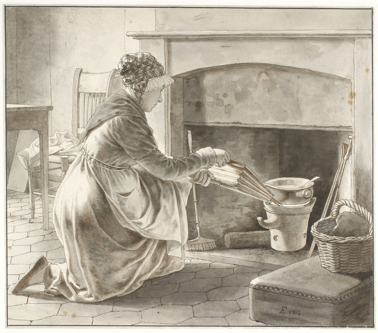 La nourriture est préparée. Hôtesse d