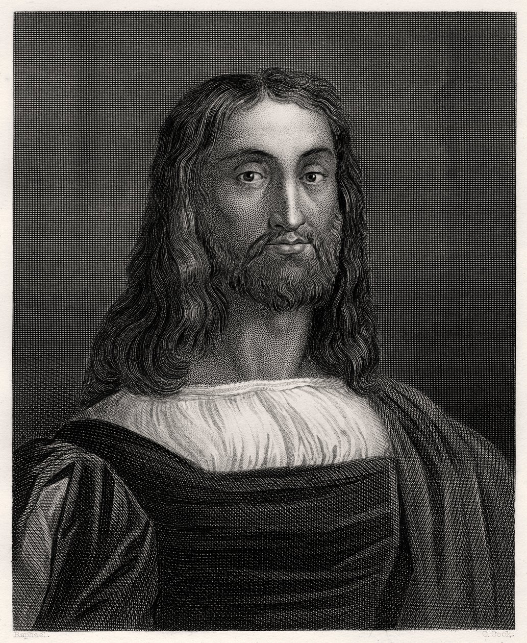 Marcantonio Raimondi, graveur italien, XIXe siècle - C. Cook